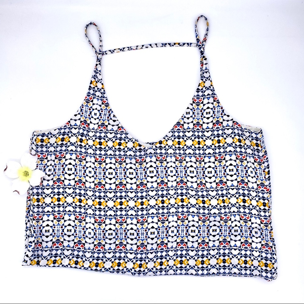 EUC H&M Geometric Print Camisole Tank, 2 - Picture 8 of 12